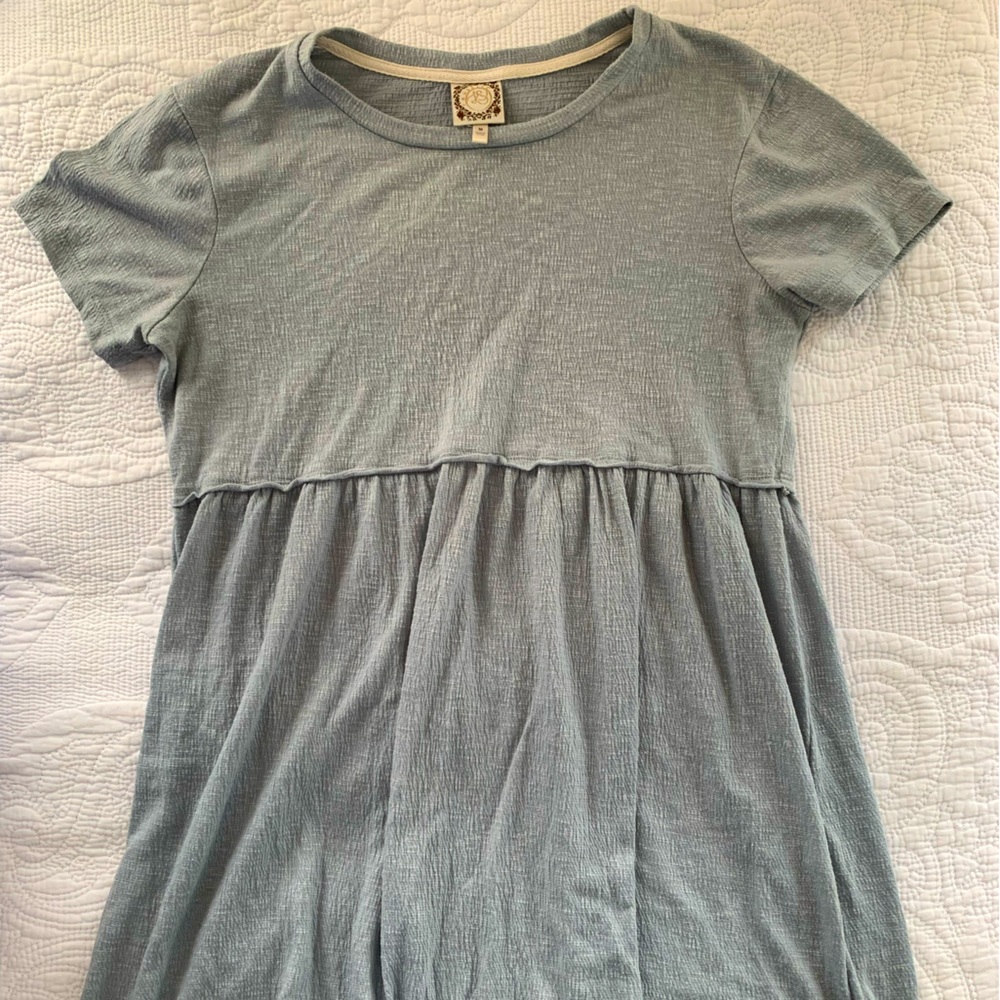 Truself Light Blue Tshirt Dress